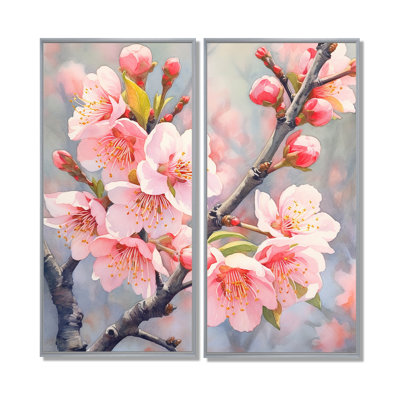 Peach Blossom Bliss II - Traditional Wall Art