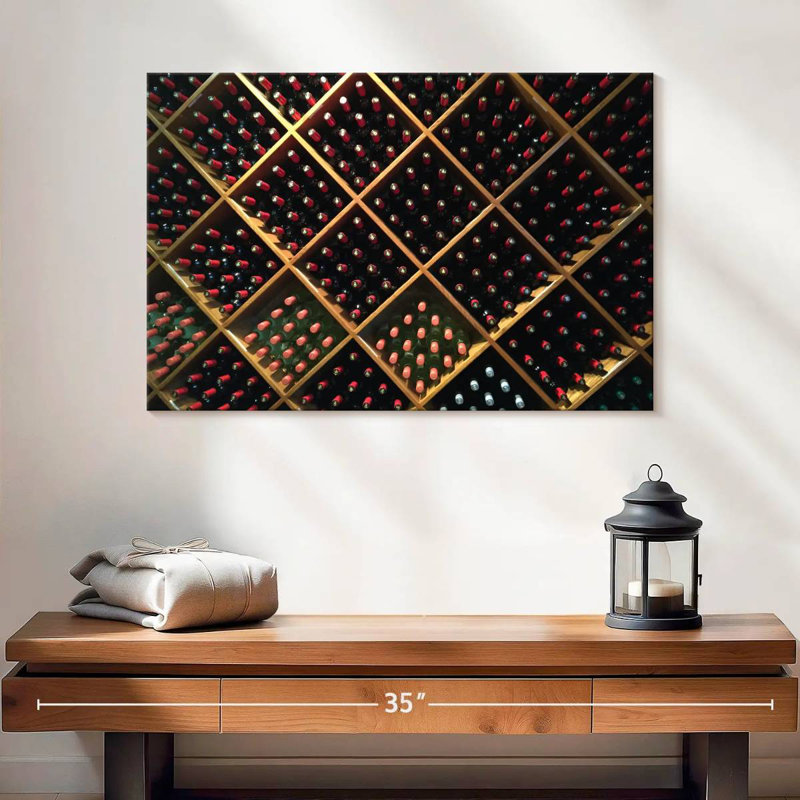 Tablettes de cave à vin, H 16 po x l 24 po