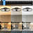 20" Black Ceiling Fan with Dimmable LED Light-129700346