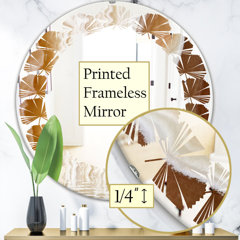 Miroir mural Marode Geode, 31,5 po x 31,5 po
