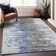 Premium Machine Washable Prisco Blue Rug
