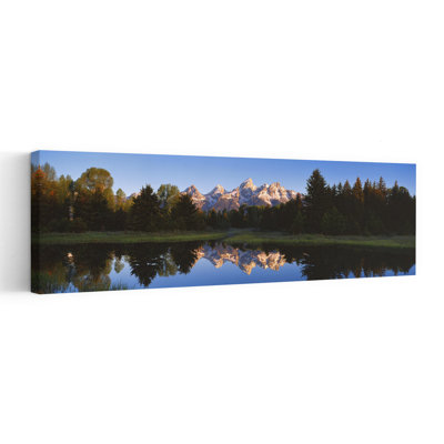 Beaver Pond Grand Teton National Park WY by Warren Marr - Wrapped Canvas Panoramic Print