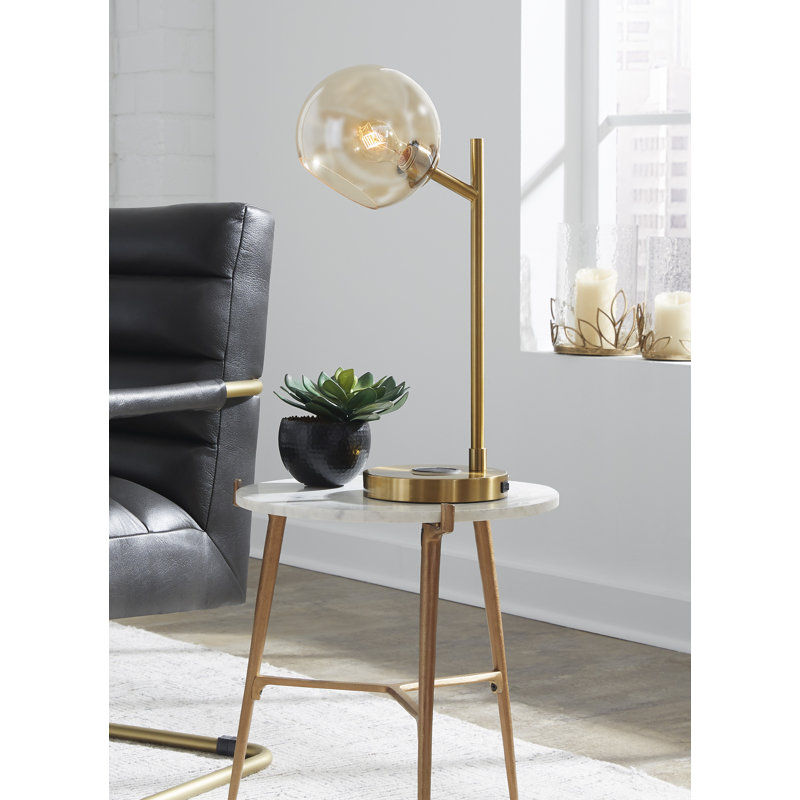 Trevis Metal USB Table Lamp