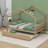 Annais Wooden House Bed with Trundle-958705452-958705448