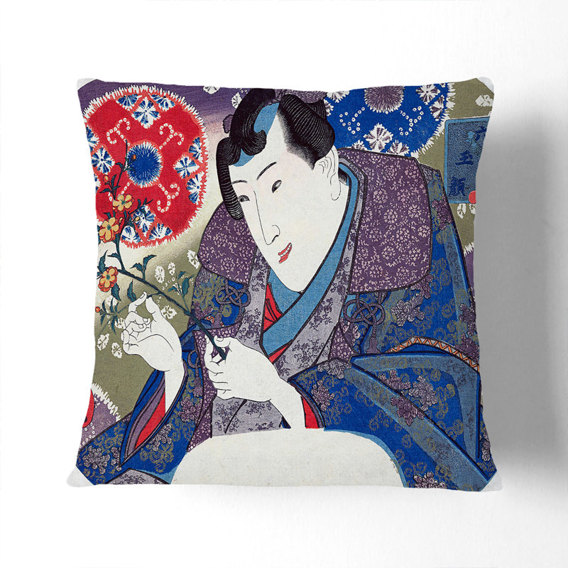 Square Throw Cushion, Stone, 40cm H x 40cm W x 15cm D