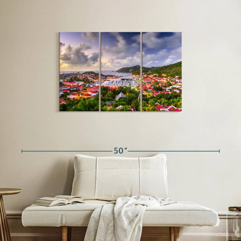 Scénique Saint Barthélémy, H 24 po x l 38 po