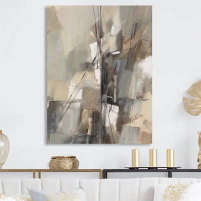 Abstract Design Shapes I - Décoration murale abstraite en métal
