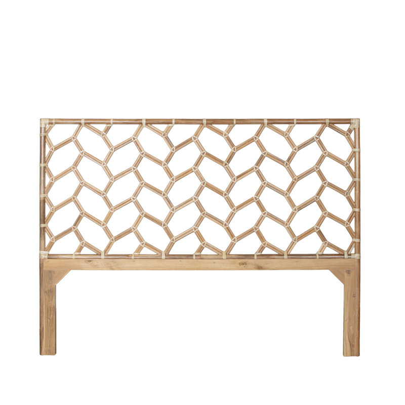 Silas King Platform Bed, Light Blue, Natural, King