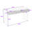 Rustic Minimalist Wooden Console Table with Storage Drawers, Adjustable Feet and Curved Edge Design-1260184988