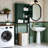 Alaye Floor Mounted Over-the-Toilet Storage Cabinet, Double Doors Above Toilet Bathroom Storage-509320946