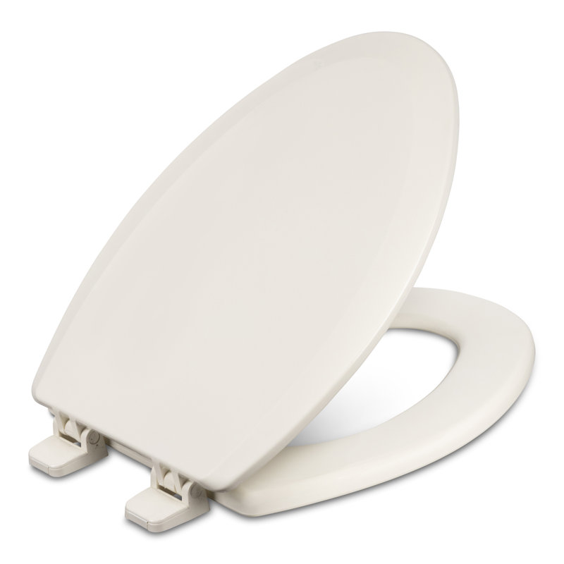 Elongated Toilet Seat and Lid, Standard, Biscuit