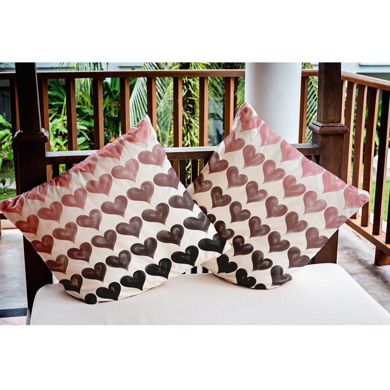 Geometric Outdoor Reversible Throw Pillow