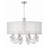 Walser 8 - Light Shaded Drum Chandelier with Crystal Accents-2059287461