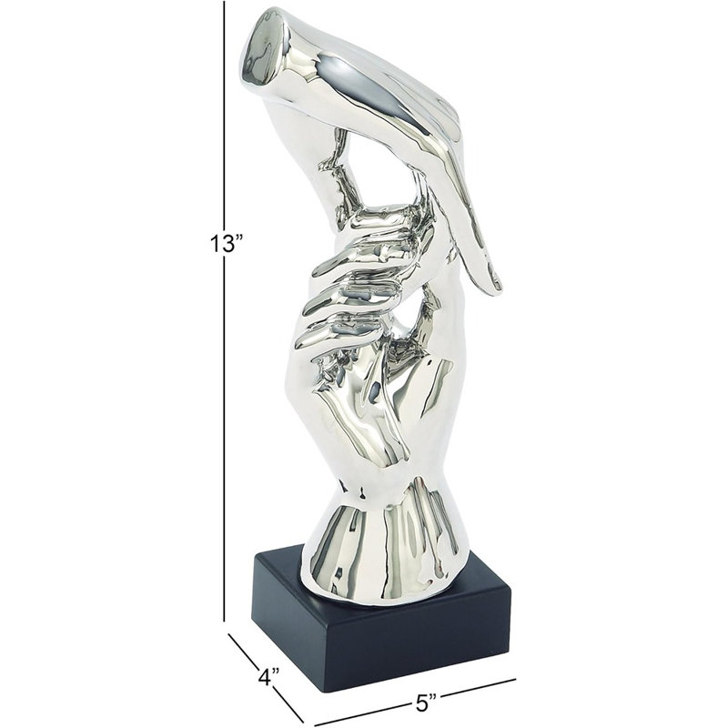 Polystone Hands Decorative Sculpture Home Decor Statue, ...