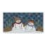 « snow bonhommes on checkers », art sur toile-31978111