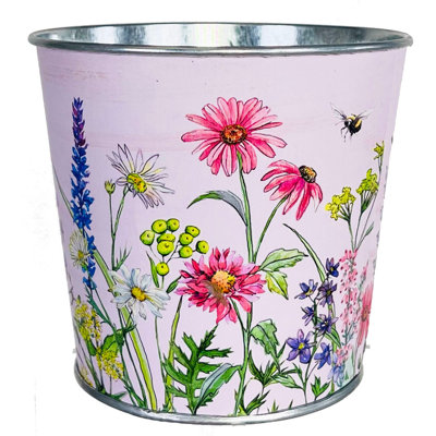 My Garden Grows Metal Planter