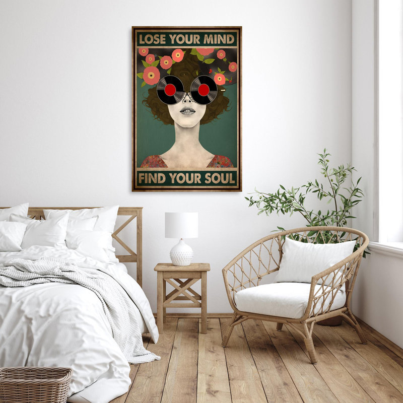 Vinyle «Lose Your Mind», impression sur toile, H 20 po x l 16 po x P 1,25 po