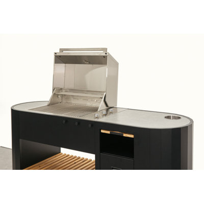 OVO GM - Outdoor Kichten Island- Cabinet with Grill & Worktop