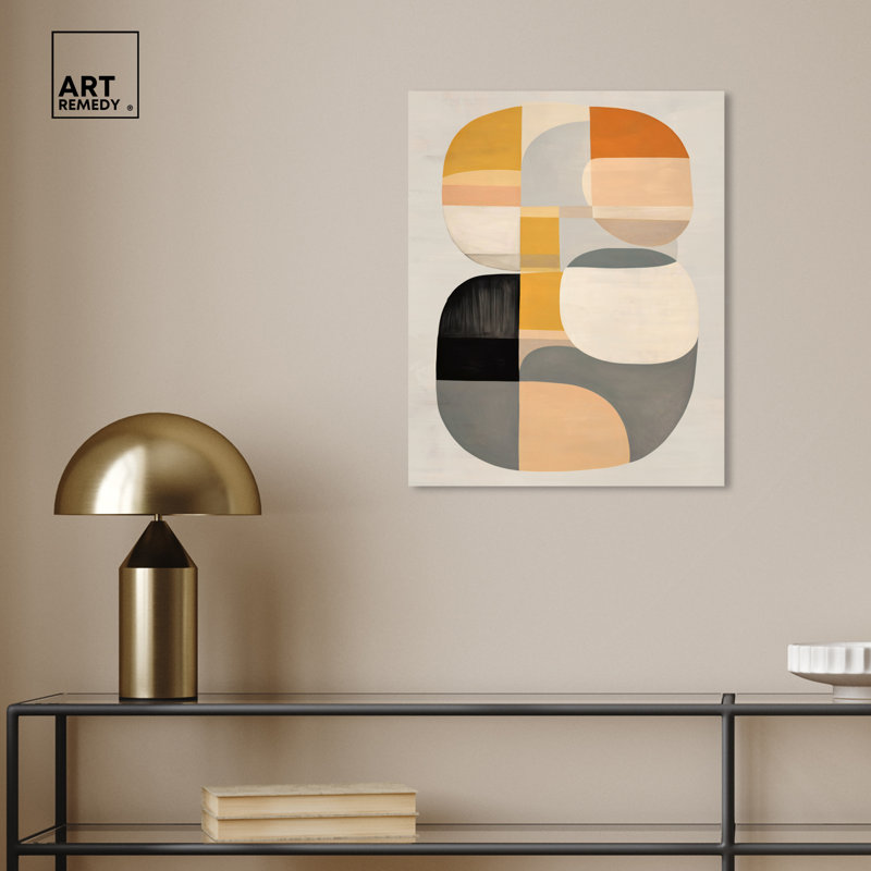 Soft Spot Boho Neutral Abstract Canvas Wall Art, 16" x 20"