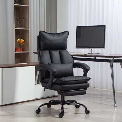 Home Office 155° Reclining Ergonomic Gaming Chair with Footrest and Lumbar Support by Ivy Bronx