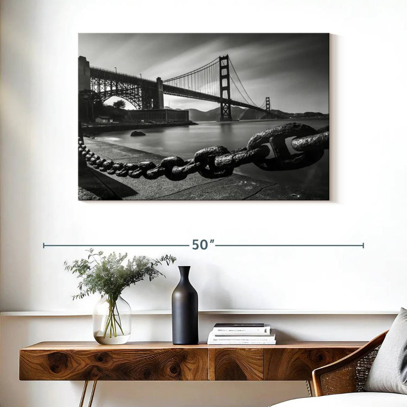 Lilie Golden Gate - monochrome, H 26 po x l 39 po