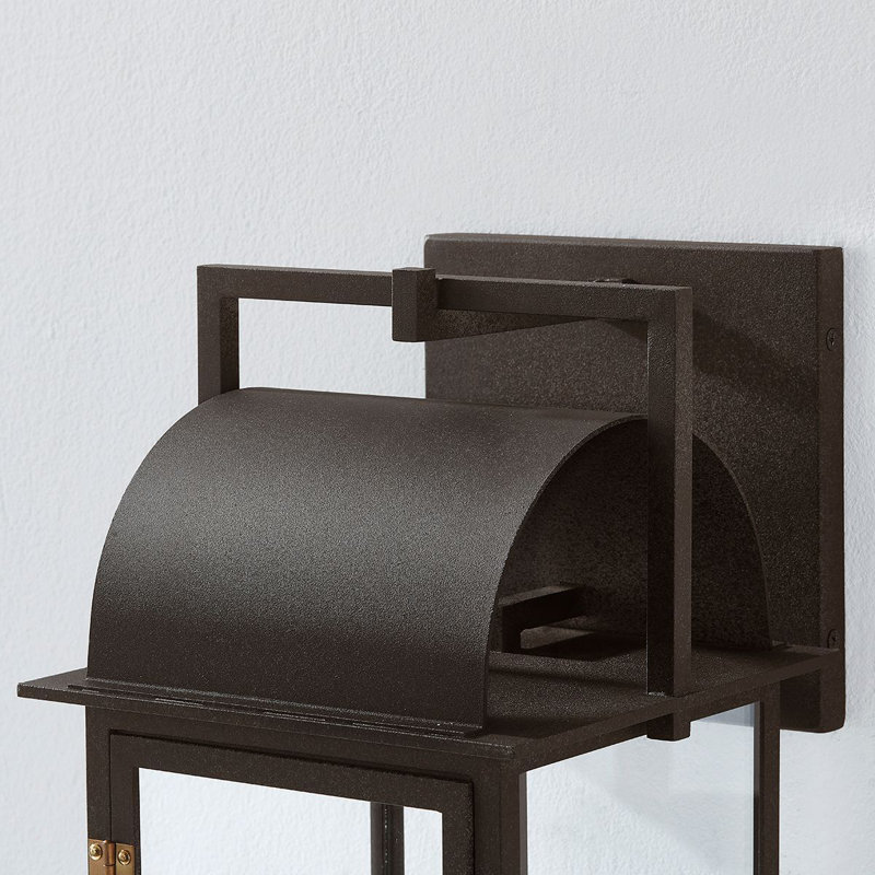Bohen 1 Light Exterior, 19" H x 7.5" W x 7.5" D
