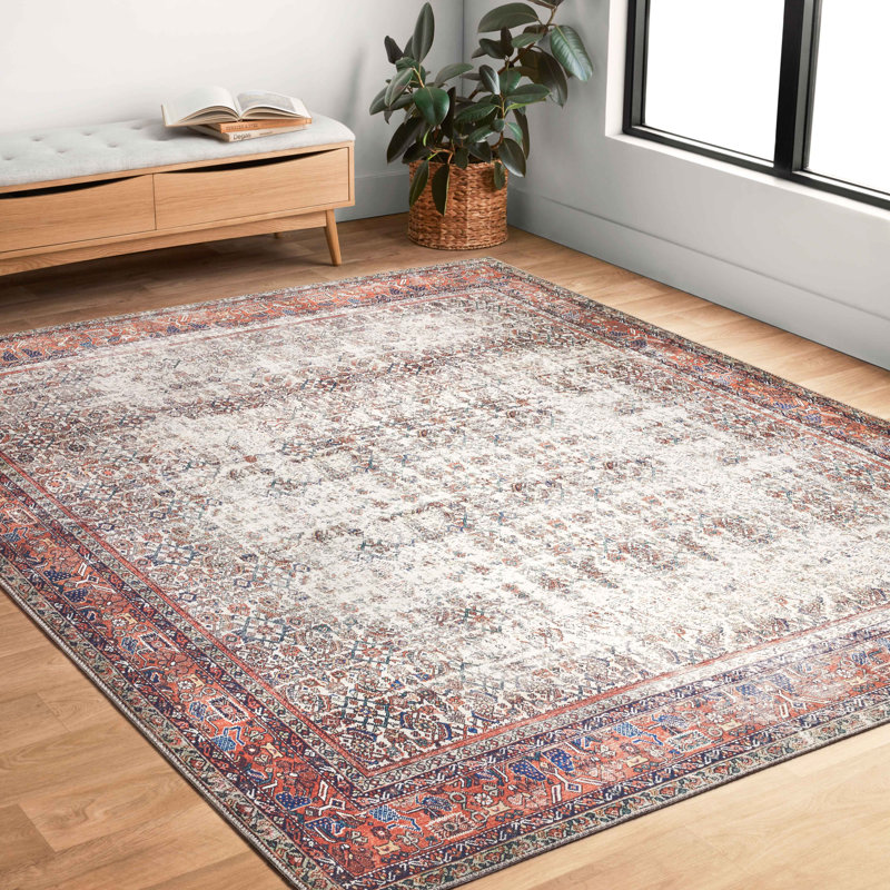 Sim Oriental Indoor Rug, Rectangle 3'6" x 5'6"