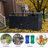 Garbage Bin Shed Stores 3 Trash Cans Outdoor Bin Shed For Garbage Storage-109309409
