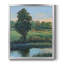 «Tree by the Riverbank II», toile encadrée de qualité supérieure - prête à être accrochée-100458069-100458070
