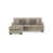 Mélange de polyester brun taupe sélectionné