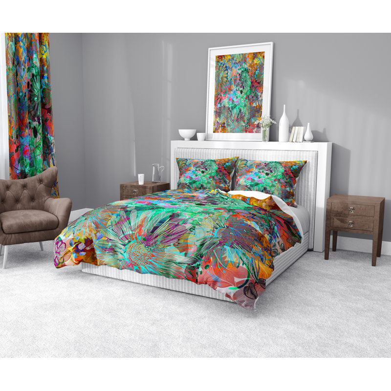 Polyester Duvet Cover, Queen Duvet Cover + 2 Standard Shams