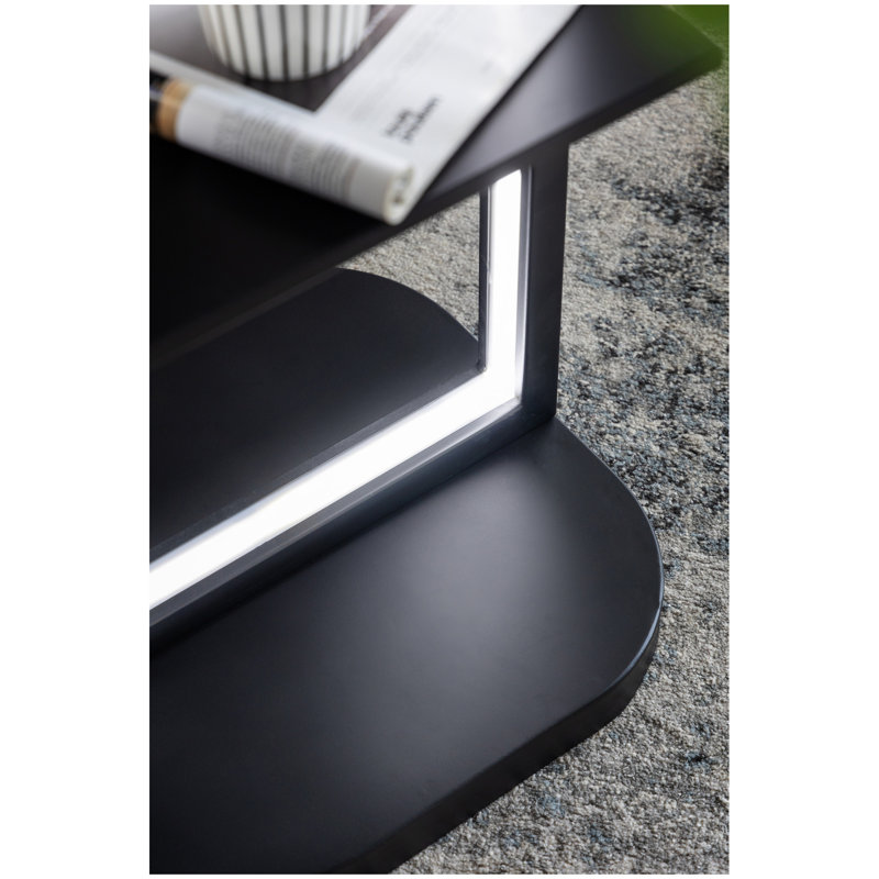 Étagère verticale à deux niveaux 16,5 x 17 x 74 po avec lumière (sans ampoule)
