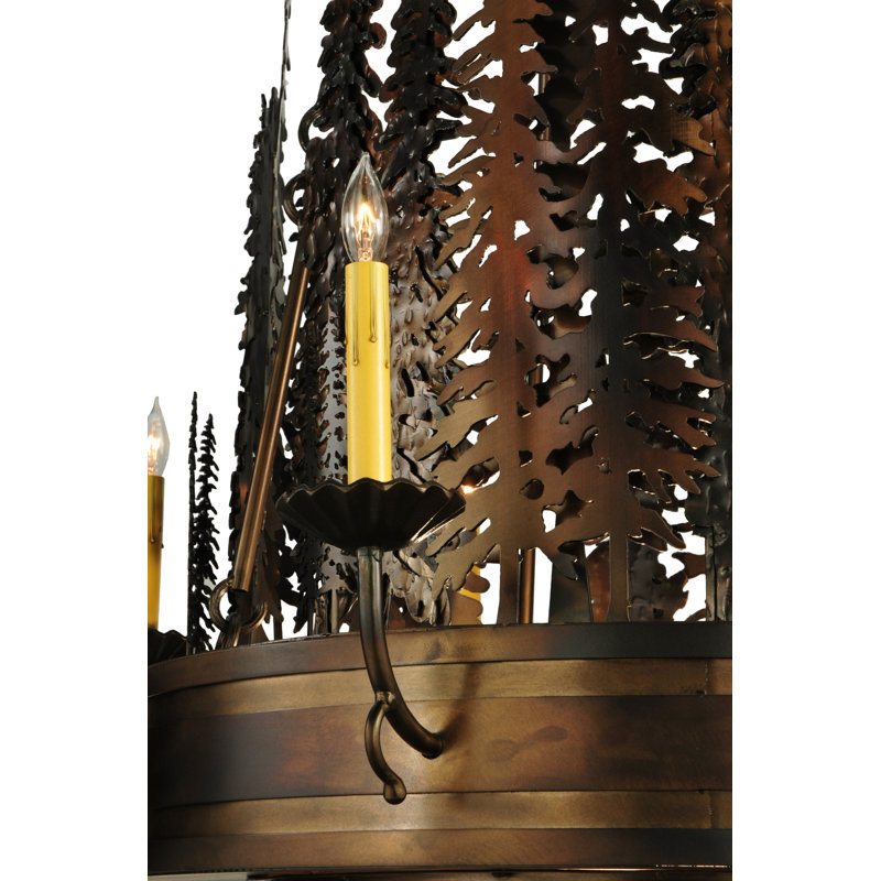 Rustic Lodge 17 - Light Chandelier