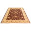 Tapis brun foncé / ivoire Chobi Finest