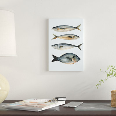 «Four Fish I», reproduction sur toile