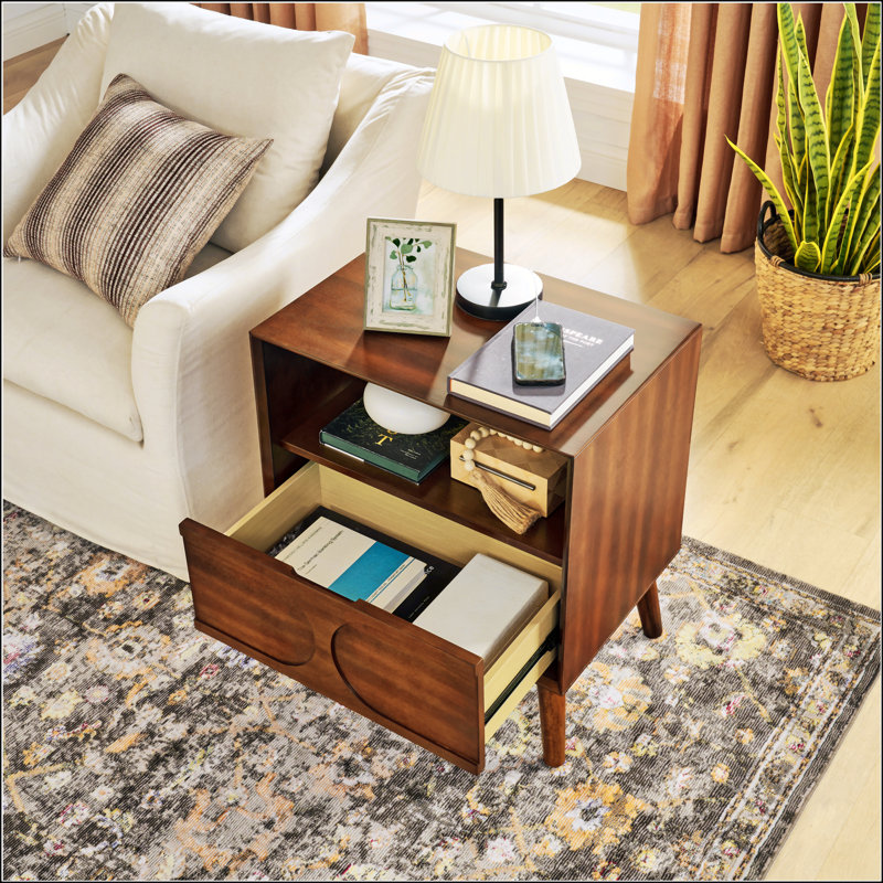 Table de chevet moderne Mid Century