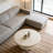 35.04"Fiberglass Round Center Coffee Table