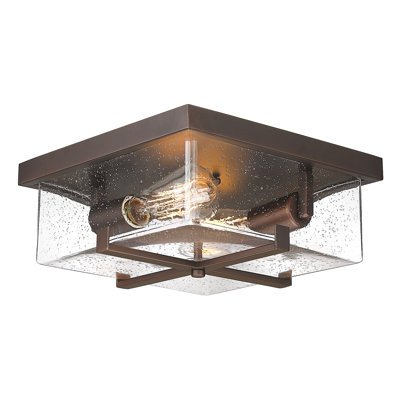 Nabbs Glass Flush Mount