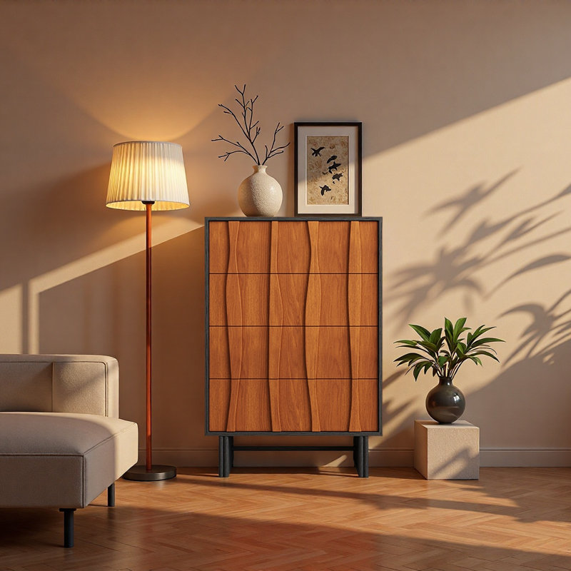 Bedroom multi-functional drawer storage cabinet