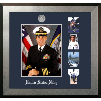 Navy Portrait Honours Picture Frame