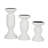 Mango Wood Turned Style Pillar Decorative Candle Holder Set-1229191458-1229191457