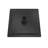 Ascend Ultra-Thin Square Shower Head - 12 in., Matte Black-121869645-123125557