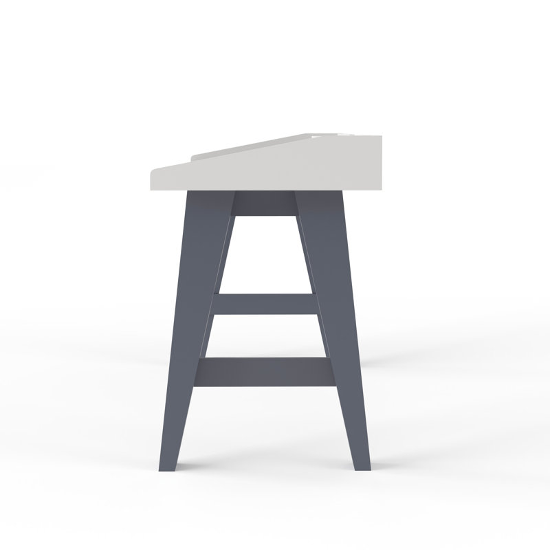 Albertyne Metal Base Writing Desk