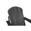 Chaise Adirondack pliante en PEHD avec porte-gobelet double