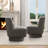Ollia Upholstered Swivel Slipper Chair-86559146
