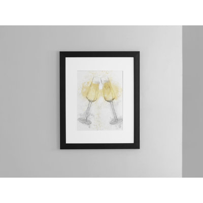 Champage Flutes - Single Picture Frame Print