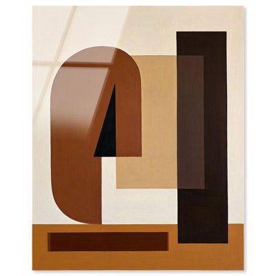 "Andaei I", reproduction d'art moderne brune par Art Remedy, prête à être suspendue, 16 x 20