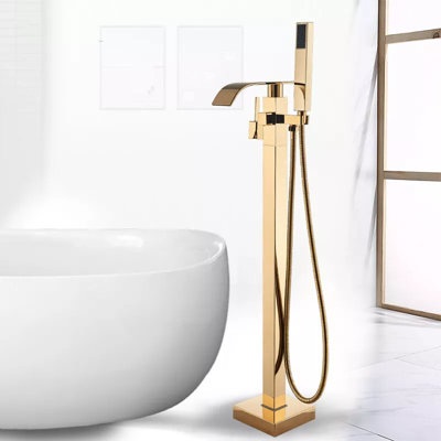 Floor Waterfall Faucet with Diverter