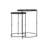 Thaliya Iron Tray Top Nesting Tables