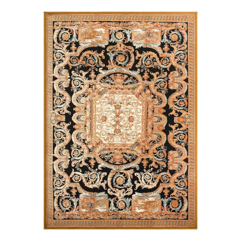 Indoor/Outdoor Traditional Area Rug, Rectangle 10' x 14'1"
